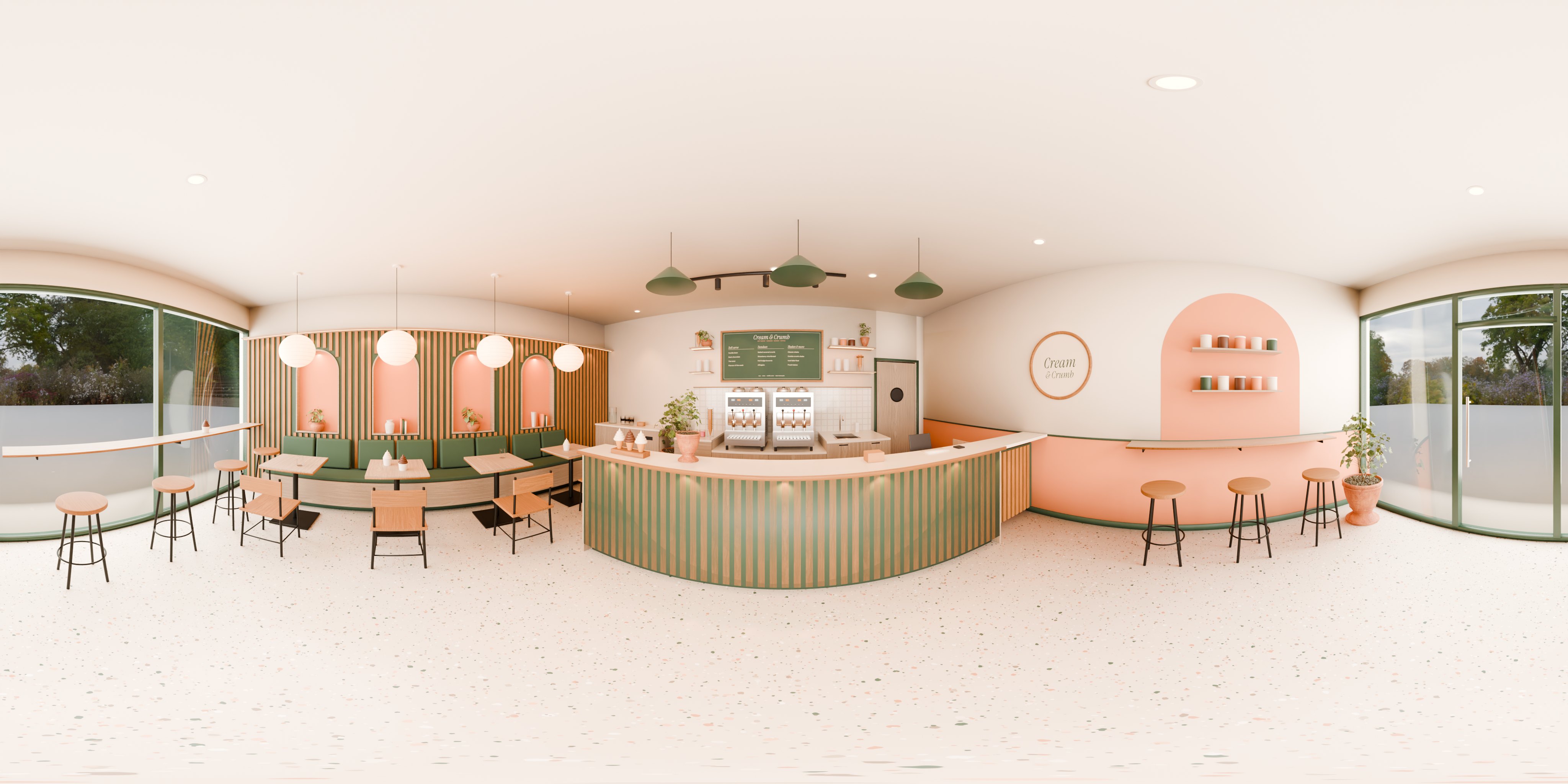 360° shoppable interior: Interactive panorama