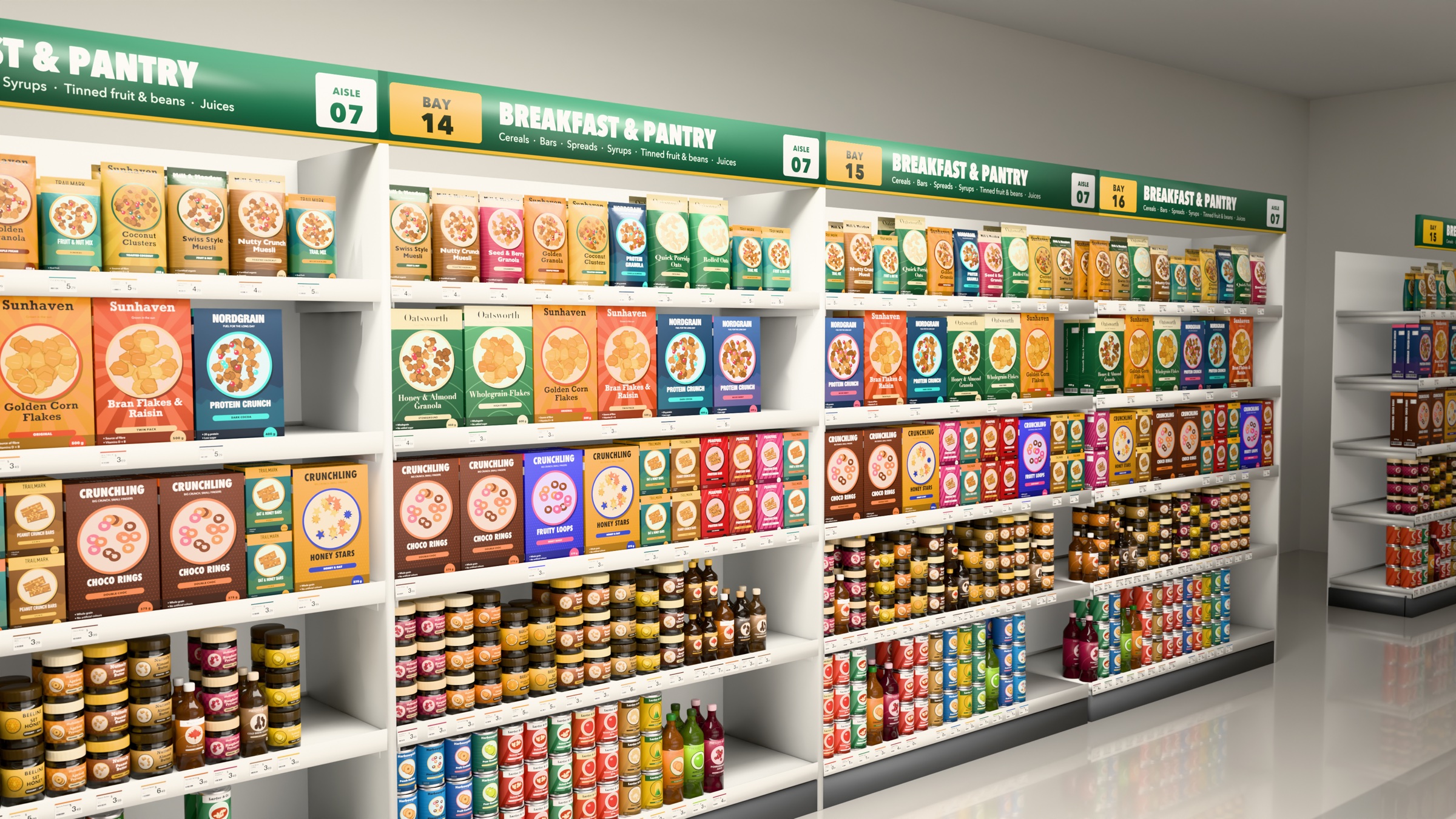 Retail aisle